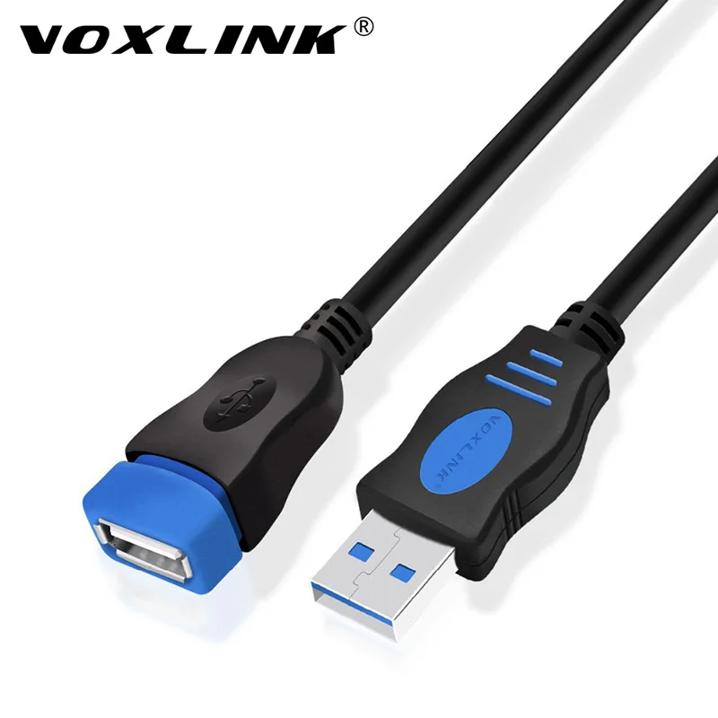 

VOXLINK USB 2.0 Extension Cable For PC Laptop Male to Female USB Charging Sync Data Extend Cable 1M 1.8M 3M 5M