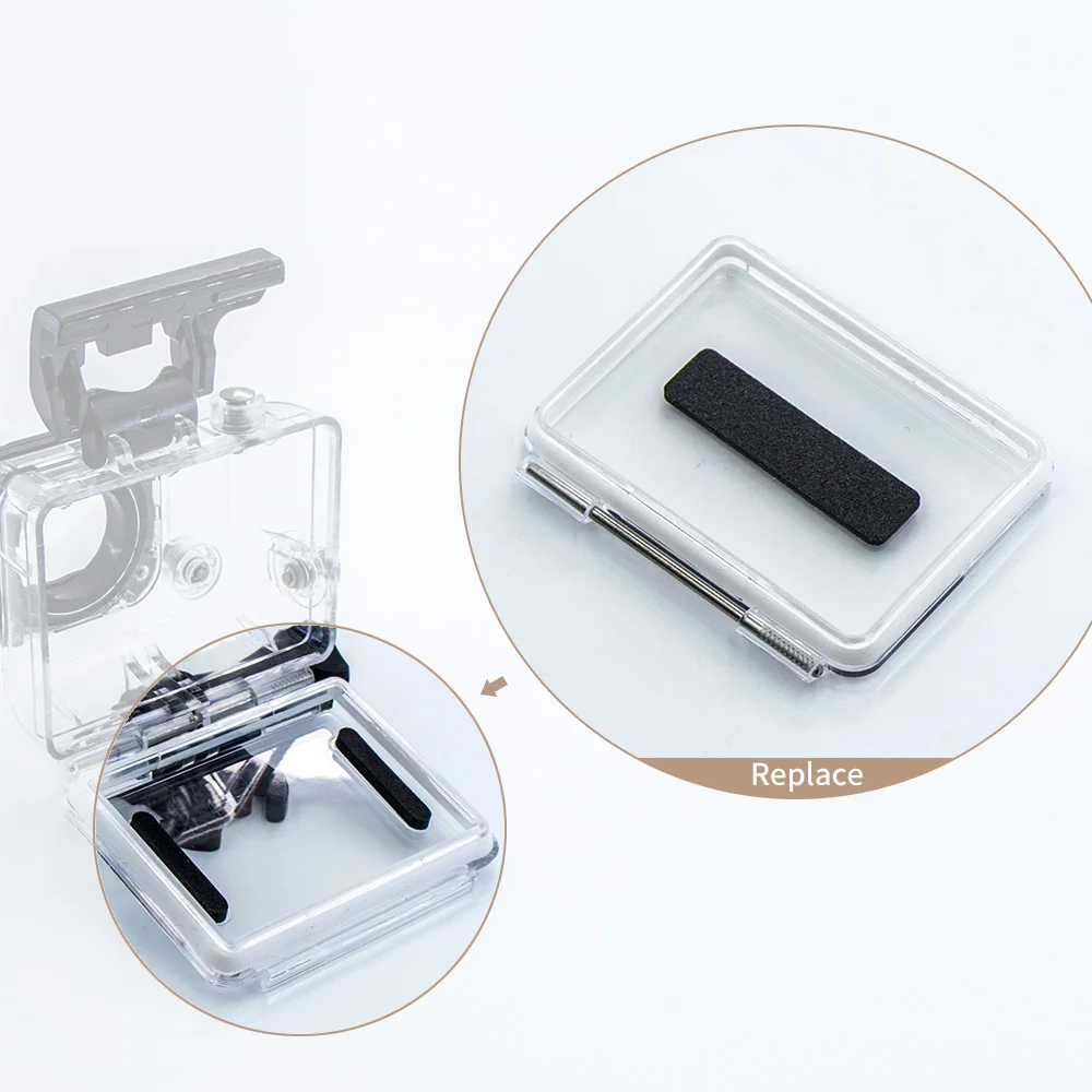 Us 2 95 20 Off Waterproof Side Open Dust Proof Skeleton Housing Case Backdoor Cover For Gopro Hero 4 3 Session Action Camera Gopro Accessories In