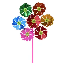 Ветряная мельница, волчок для детей, игрушки для детей, блестящий блеск, блестящий блеск, привлекательные Смешные украшения для улицы, Классические игрушки-подарки