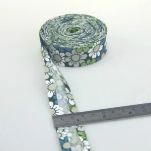 Косой ленты(") 25 мм широкий один раз хлопок косой привязки ленты цветок серии DIY ремесло швейная ткань 5 м/лот