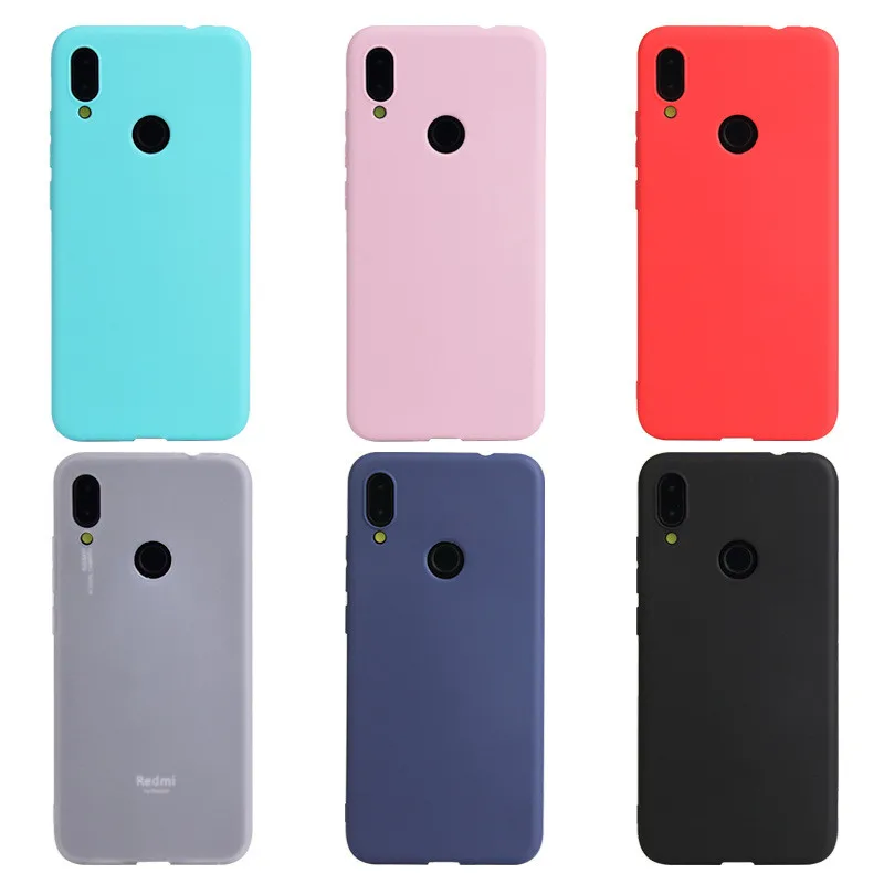 

for Xiaomi redmi Note7 case silicone cover Soft tpu case for Xiaomi Redmi Note7 coque funda capa red on black mobile phone bags