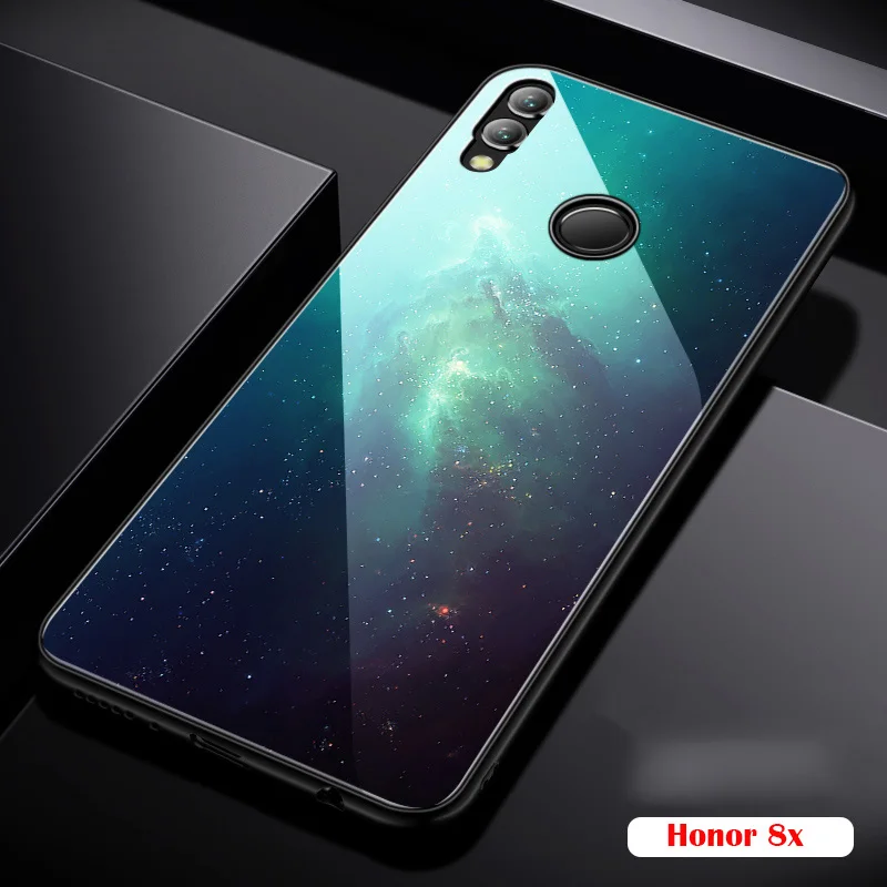 Стеклянный чехол Aixuan для huawei Honor 8x, чехол из закаленного стекла, силиконовый защитный чехол s для huawei Honor 8X Play