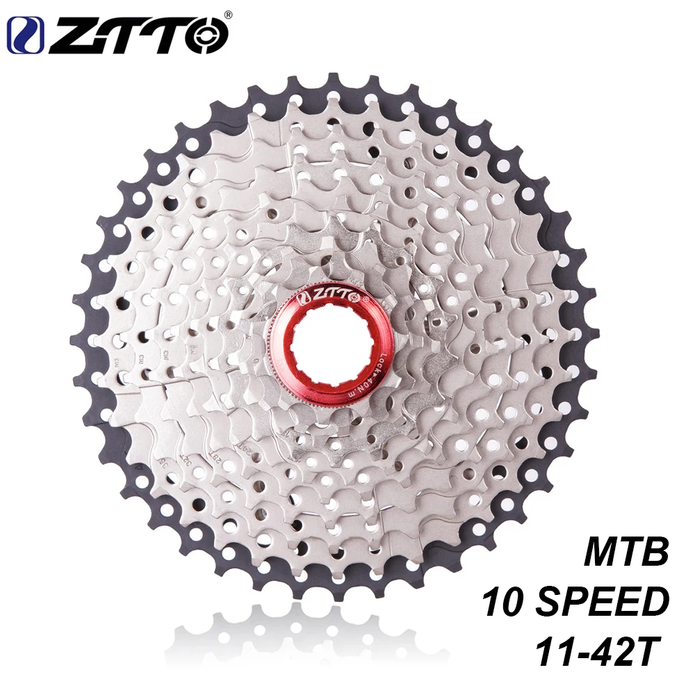 

ZTTO 10 speed 10s11-42T wide ratio mountain bike mountain bike bicycle sprocket flywheel m590 m6000 m610 m675 m780 X5 X7 X9