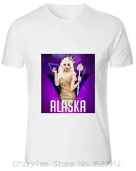 Для женщин футболка Rupaul Drag Race Аляска высокое качество футболка Rolalaskatox феминистка выглядит как новая мода