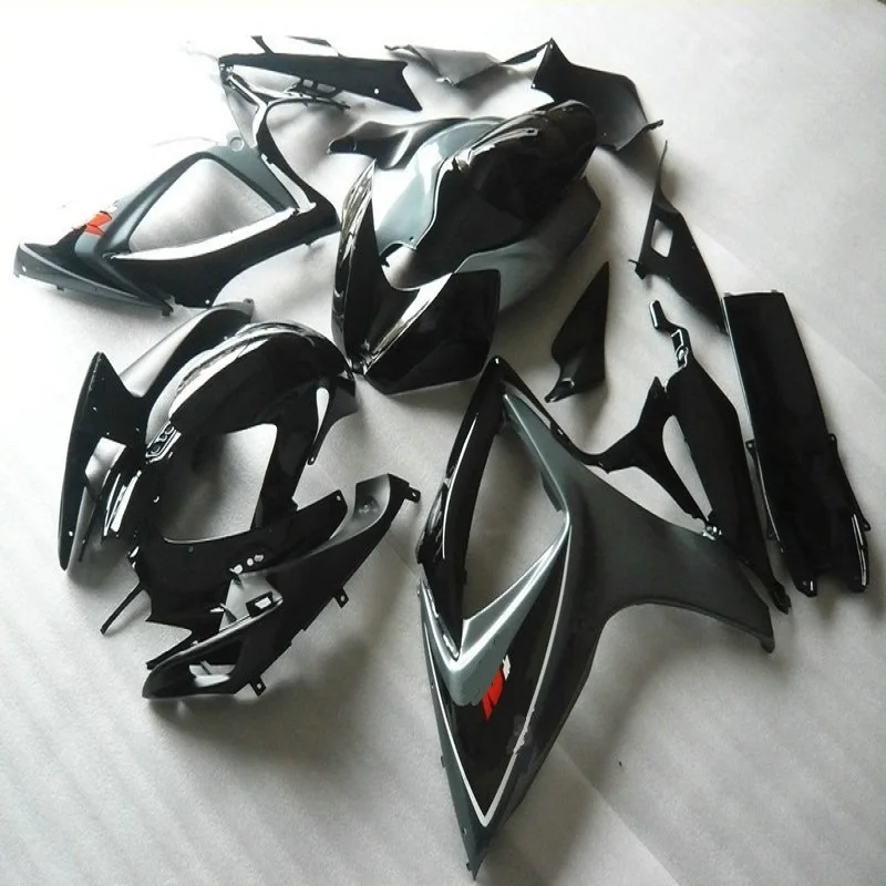 

Nn-Motorcycle Fairing Kit for SUZUKI GSXR 600 750 K6 06 07 GSXR600 GSXR750 2006 2007 ABS black grey Fairings set