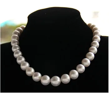 

Eternal wedding Women Gift word necklace real 925 real natural big Counter genuine Super Large Big Mac 13-17mm