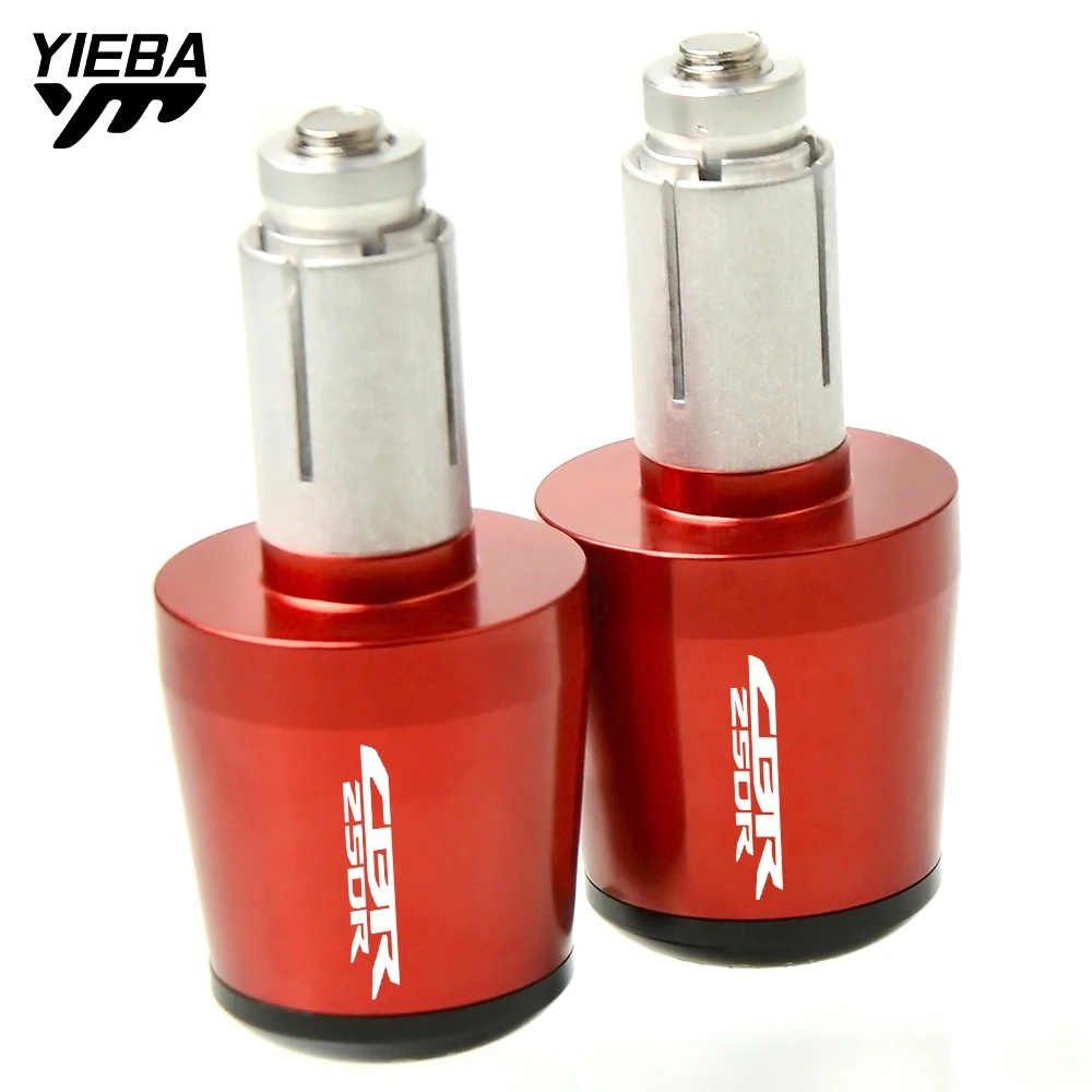 22 мм CNC аксессуары для мотоциклов Руль Ручка Рукоятка конец Honda CBR250R CBR250 R CBR 250R MC41