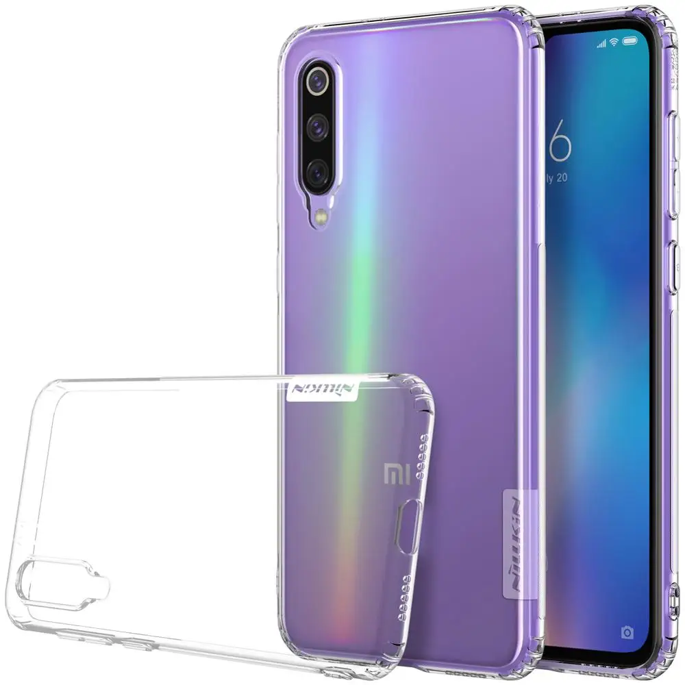 Для Xiaomi mi 9 8 SE mi 9 Lite чехол Nillkin TPU 0,6 мм Прозрачная мягкая сенсорная Силиконовая задняя крышка чехол для телефона для Xiaomi mi 9 mi 8 SE чехол - Цвет: Прозрачный