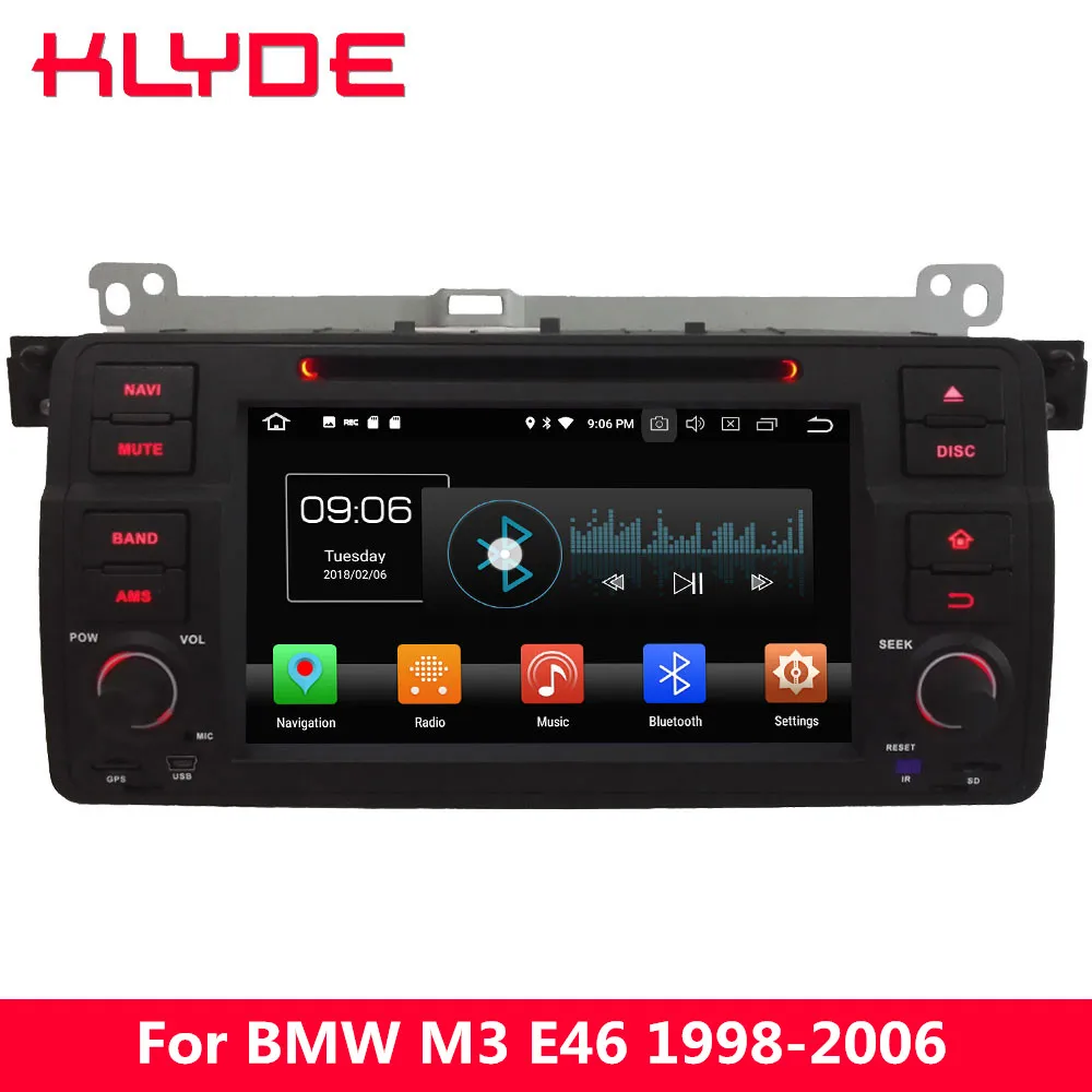 Excellent KLYDE 4G Android 8.0 Octa Core PX5 4GB RAM 32GB ROM Car DVD Player Stereo For BMW 3 Series E46 M3 318i 320i 325i 328i 1998-2006 0 Excellent KLYDE 4G Android 8.0 Octa Core PX5 4GB RAM 32GB ROM Car DVD Player Stereo For BMW 3 Series E46 M3 318i 320i 325i 328i 1998-2006 0