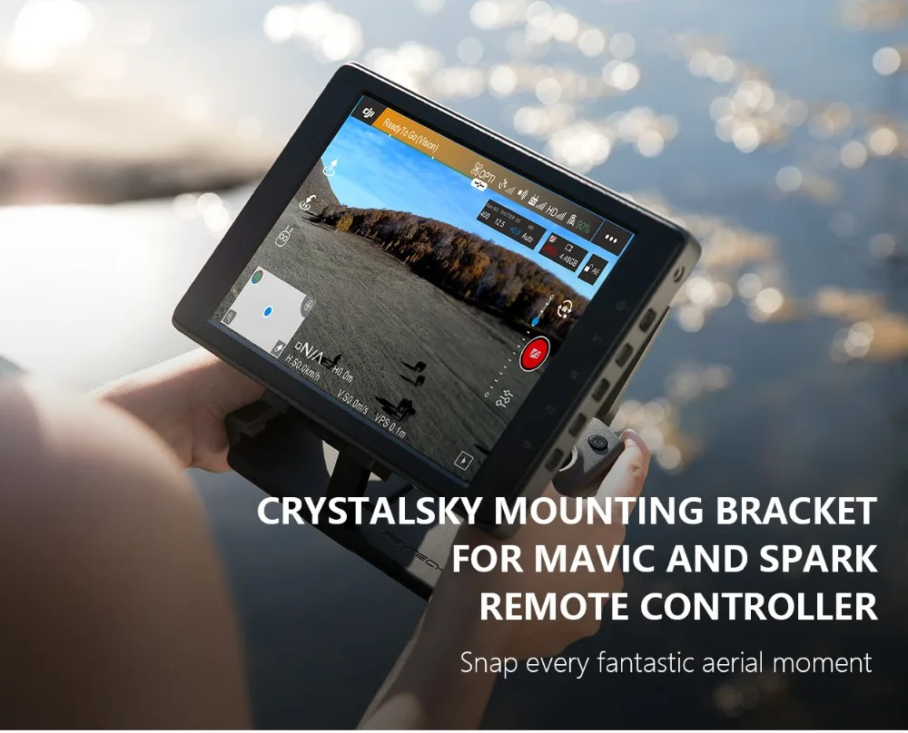 Алюминиевый кронштейн с зажимом для MAVIC Spark Drone PGYTECH CrystalSky Монтажный кронштейн для DJI Mavic 2 Пульт дистанционного управления