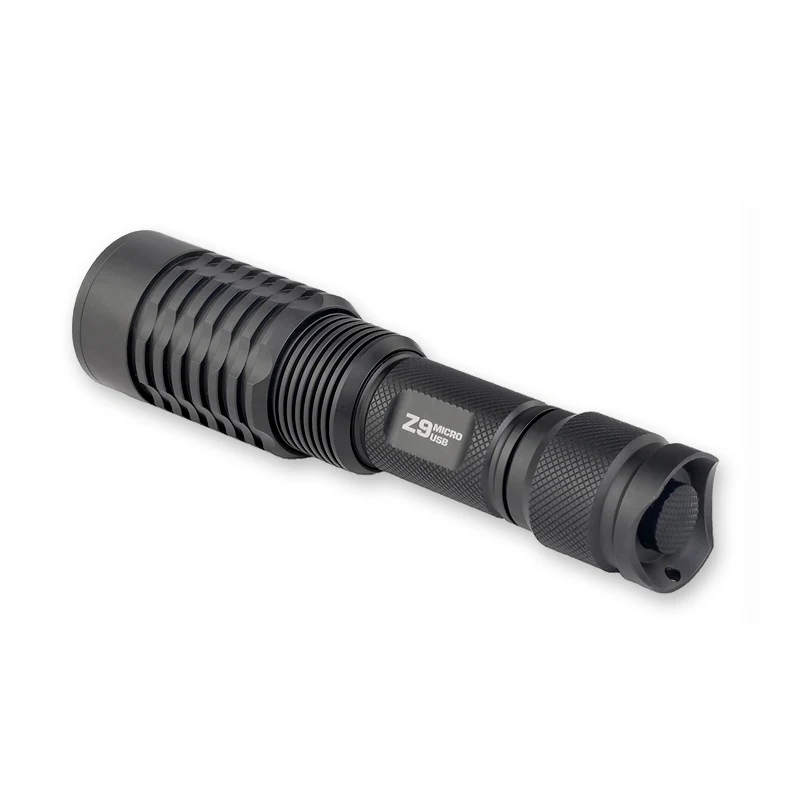 TrustFire TR-Z9 CREE XM-L2 U3 600 люмен 3-режимный масштабируемый светодиодный тактический фонарь(1x18650/2xCR123A/2xRCR123A