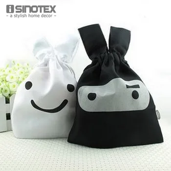 

2 pcs/pack Cute Rabbit Shape Home Storage Bag Drawstring Travel Storage Set Stuff Bag Girls Cosmetic Bags