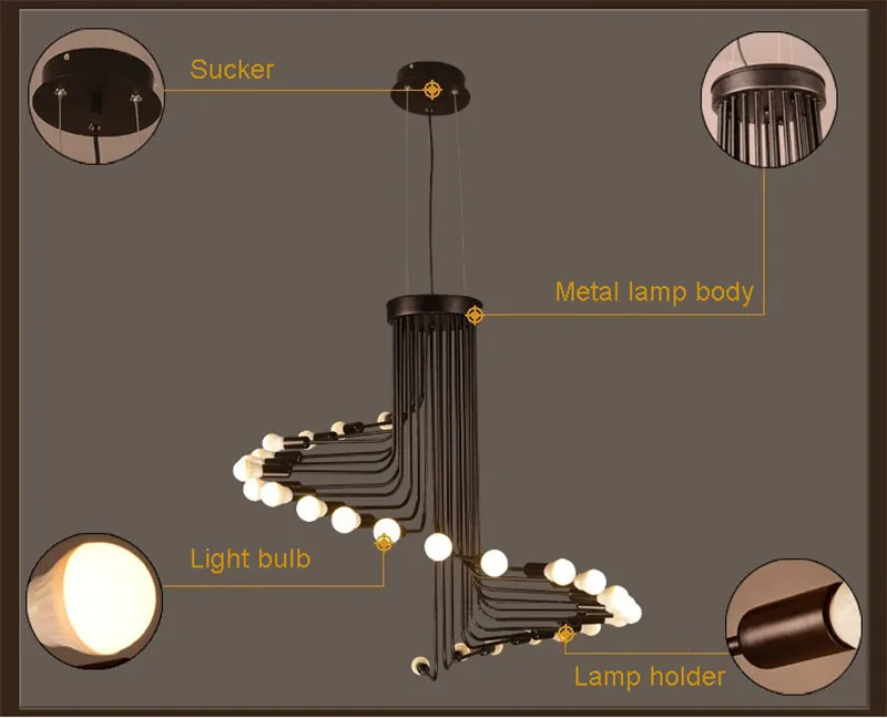 Женская винтажная люстра в стиле лофт|living room|living lampliving room lamp |