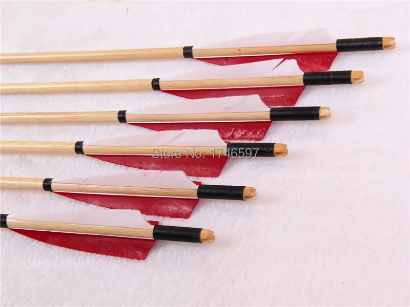 

The real turkey feathers hunter hunting arrow hunting equipment (free postage)12PCS