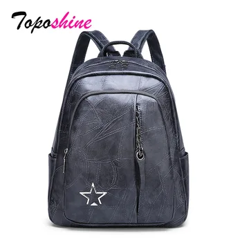 

Personality Five-Pointed Star Ladies Backpack New Fashion Student Backpack Casual Wild Travel Backpack