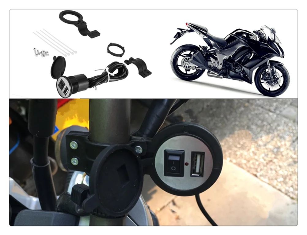 

Motorcycle universal car charger power adapter socket for KTM DUKE SMR SMT 990 SupeR RC125 125 1290