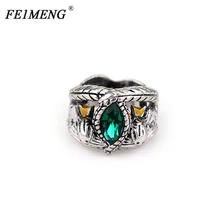 Il signore Degli Anello di Barahir di Aragorn Retro Antico Anelli di Cristallo Verde Per Le Donne E Gli Uomini Gioelleria Raffinata E Alla Moda Accessori