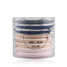 12 компл./лот пуховка Порошковая губка для основы пудра пуховка инструмент для макияжа