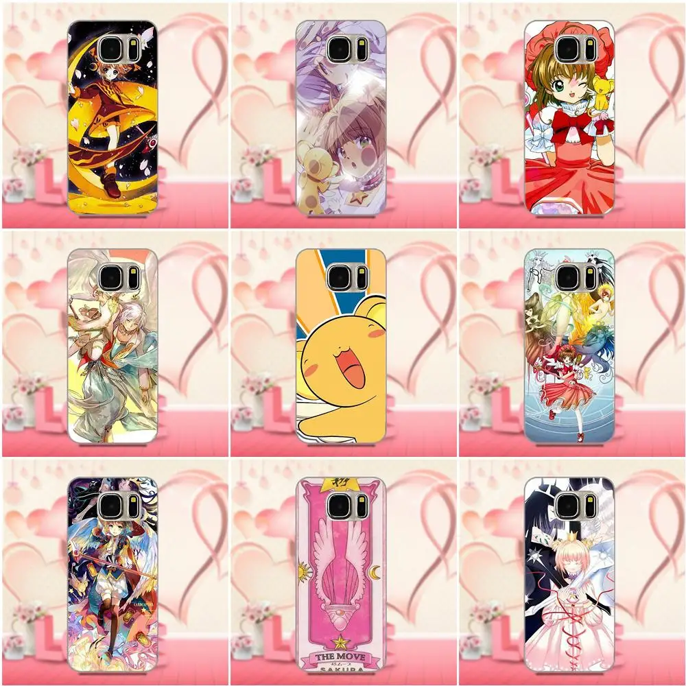 

Bixedx Sakura Card Captor Card Captor Design TPU Cute Skin For Galaxy A3 A5 A7 J1 J3 J5 J7 S5 S6 S7 S8 S9 edge Plus 2016 2017