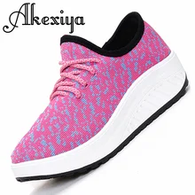 2016 neue Casual Frauen Schuhe Keil Schuhe Plattform Gesundheit Frauen Zapatos Mujer Erhöhte Mode Atmungs tenis feminino