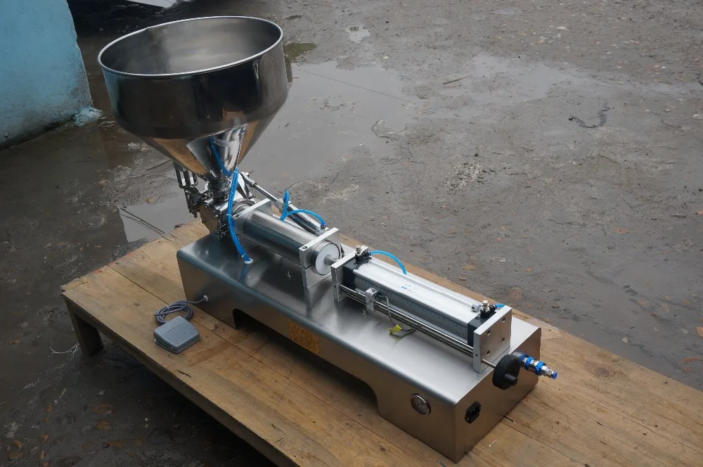 Food filling machine single nozzle Paste large hopper Rotary Valve