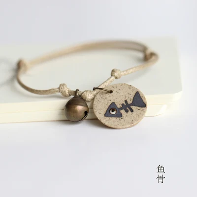 Модный тонкий ручной браслет с керамическими бусинами, китайский стильный браслет, украшающий изделие,#1493 - Окраска металла: 8