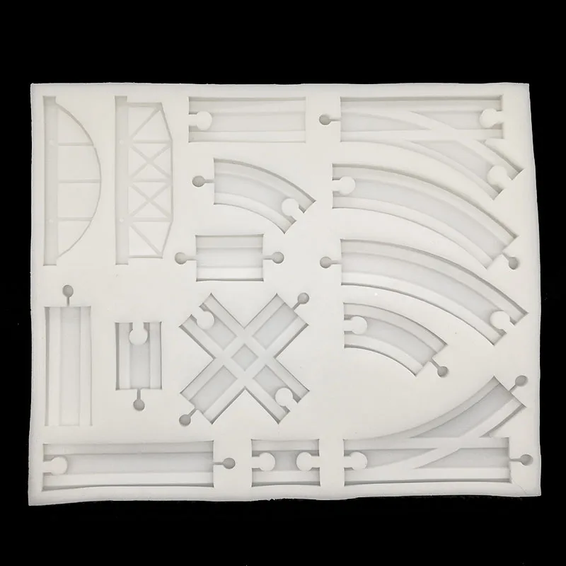 4 шт. поезд игрушечные грузовики строительные блоки силиконовые формы мыльная форма для поделок помадка-украшение для торта Форма для шоколадных конфет Кухня инструмент для выпечки