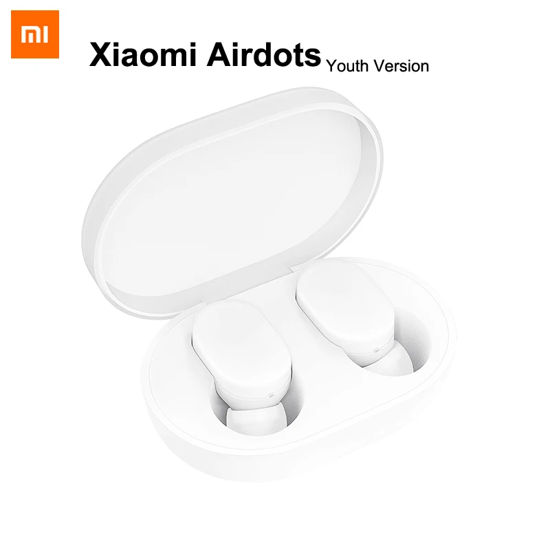 Original Xiaomi AirDots Youth Version Bluetooth Earphone Stereo Wireless Bluetooth 5.0 With Mic Earbuds