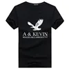 New Pure cotton Short  brand T Shirt Men's large size T Shirt Slim Fit Fashion Eagle Printed t-shirt men plus Size S -5XL ► Photo 3/6