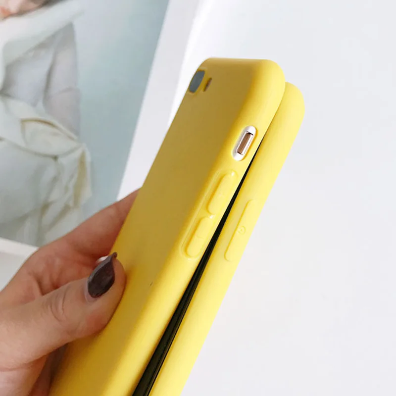 Желтый яркий матовый прозрачный ТПУ чехол для Motorola Moto E5 G7 power G6 Play G6+ G6 Plus X4 милый яркий противоударный резиновый чехол