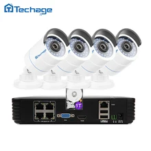 4CH 1080 P HD POE NVR Комплект 4 шт. 3000TVL 2.0MP PoE IP камера P2P Облако Система ВИДЕОНАБЛЮДЕНИЯ ИК Открытый Ночного Видения Видеонаблюдения комплект