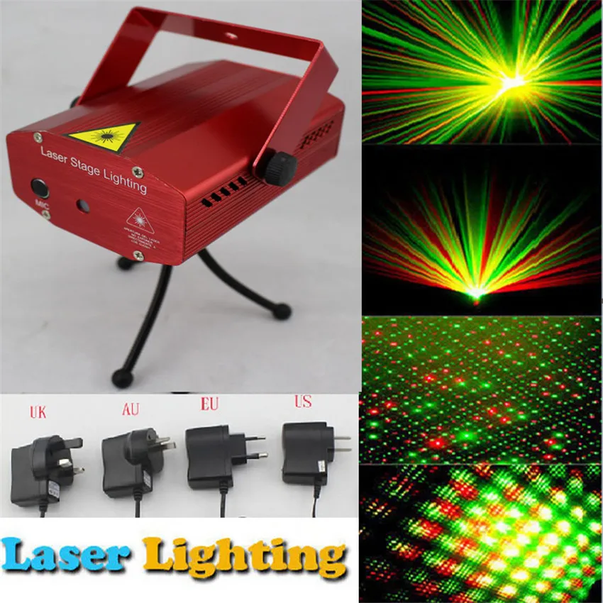 Portable multi LED bulb All start music Laser Stage Lights Lighting Adjustment DJ Party Home