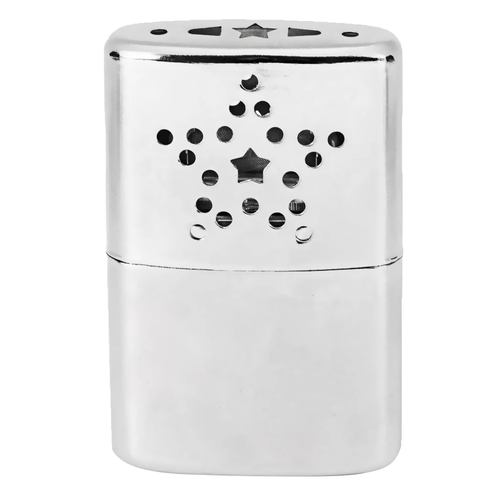 Resistance and Durable Stainless Steel Reusable Pocket Heater Hand Warmer Handwarmer with Pouch