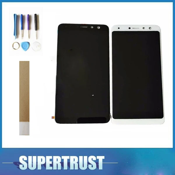 

For BQ Mobile BQ-5700L Space X BQ 5700L BQ5700L LCD Display+Touch Screen Digitizer Assembly Black White Color with tools & tape