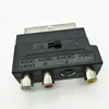 Adaptador de Audio RGB Scart a RCA s-video, adaptador de Audio para TV, conector SCART/convertidor hembra, 2022 ► Foto 1/3