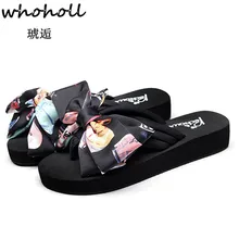 Women Bow Summer Sandals Slipper Indoor Outdoor Flip-flops Beach Shoes New Fashion Female Casual Flower Slipper Chanclas Mujer цена Women Bow Summer Sandals Slipper Indoor Outdoor Flip-flops Beach Shoes New Fashion Female Casual Flower Slipper Chanclas Mujer цены онлайн