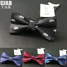 2 шт мужской галстук-бабочка из полиэстера модный автобус шаблон галстук мужской досуг бабочка бизнес рубашки галстук, бабочка аксессуары для галстуков