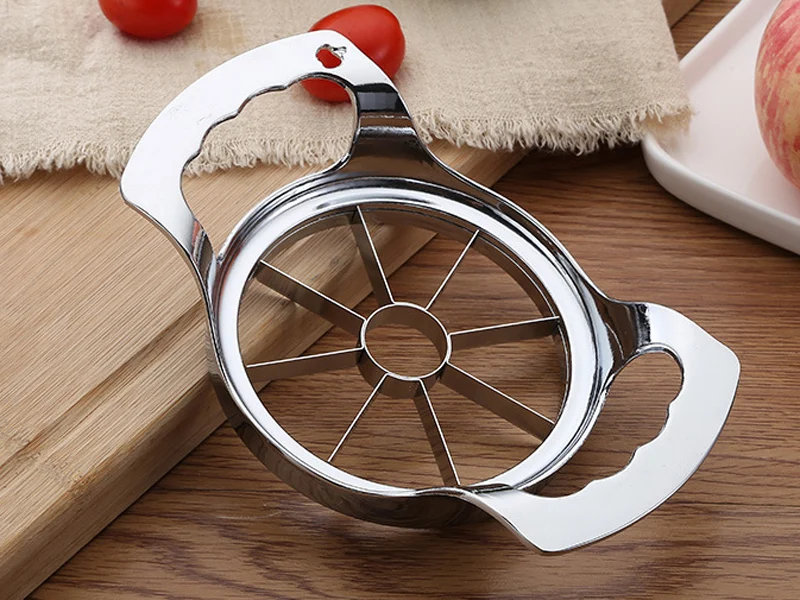 Apple Cutter Sharp Steel Apple Slicer Corer Wedger Vegetable Fruit Tools Apple Pear knife Divider Cutter 8-Blades (1)