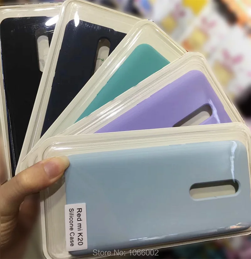 Original official Style Silicone Case for Xiaomi Redmi K20/K20 Pro/4X /S2/6/6A Anti Shock Capa Cases Note 7/Note 5 |
