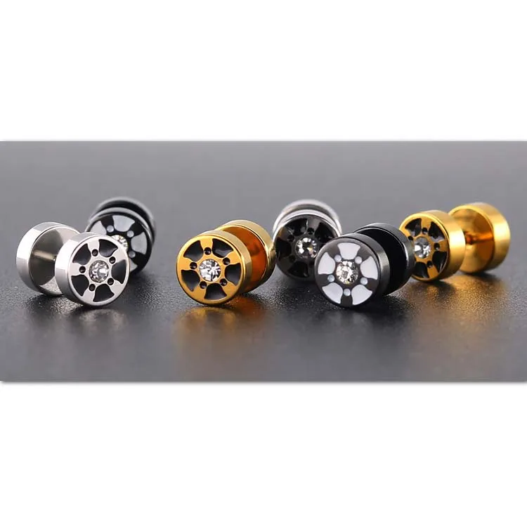 round earrings