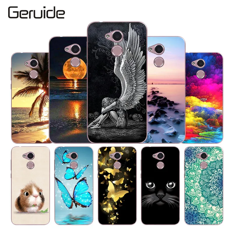 

Geruide for Huawei Honor 6A 5.0" Case, Silicon Painting Soft TPU Back Cover for Huawei honor 6a Phone Protect Case shell