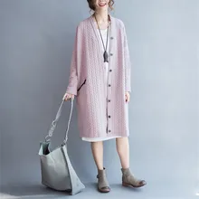 Большие размеры 5XL 6XL весенние европейские модные женские хлопковые свободные верхняя одежда женские большие длинные кардиганы пальто