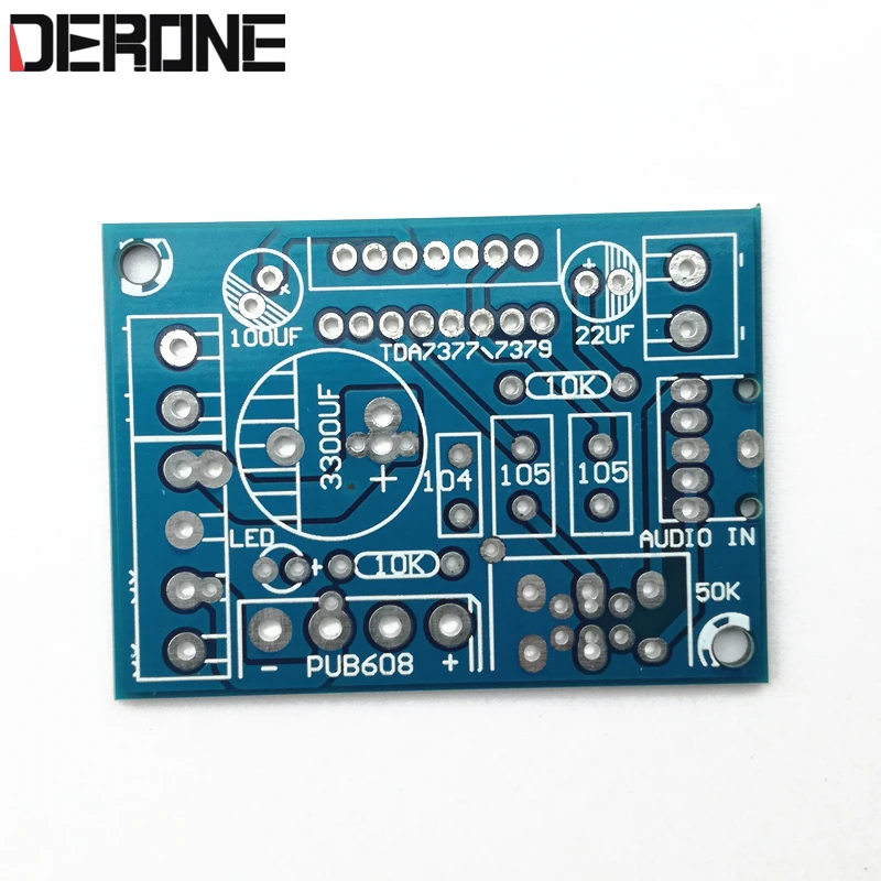 1 шт. печатная плата усилителя мощности TDA7379 TDA7377 38 Вт+ 38 Вт DC9-18V или переменного тока 8-14 в для аудиофилов diy