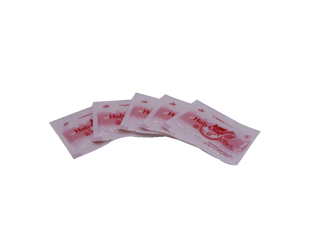 Six bags of steriled wet wipes for female and male to hygiene care with