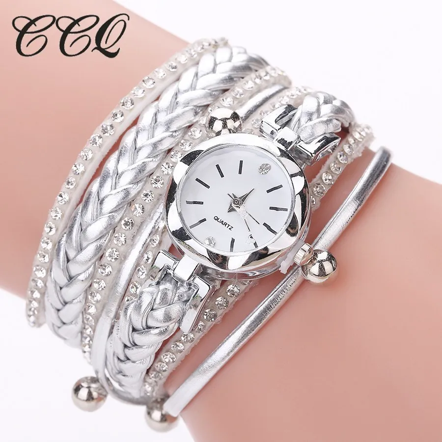 Hot Sale Women Dress Handmade Bracelet Watch Luxury Casual Fashion Female Jewelry Clock Watch Drop Shipping 