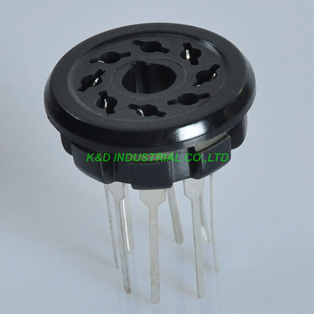 

4pcs Bakelite Tube Socket K8A PCB 8pin EL34 6SN7 KT88 6L6 5Z3P 5U4G 6CA7 5Y3GT Tube Amplifier Parts