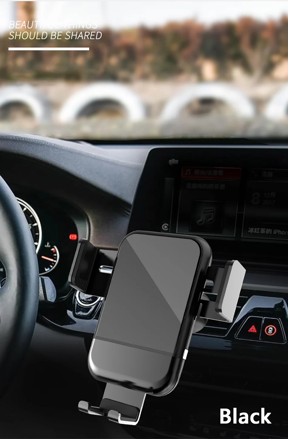 !ACCEZZ 2 in 1 510W Fast Car Wireless Charger For iPhone 8 X XS Xiaomi 7 8 Samsung S8 Phone Wireless Charging Auto Stand Holder (15)