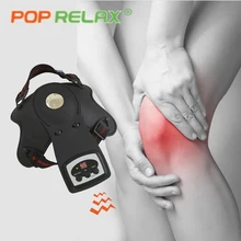 POP RELAX electric knee massager heating vibrator electronic physiotherapy body massager knee pain relief massage device pad