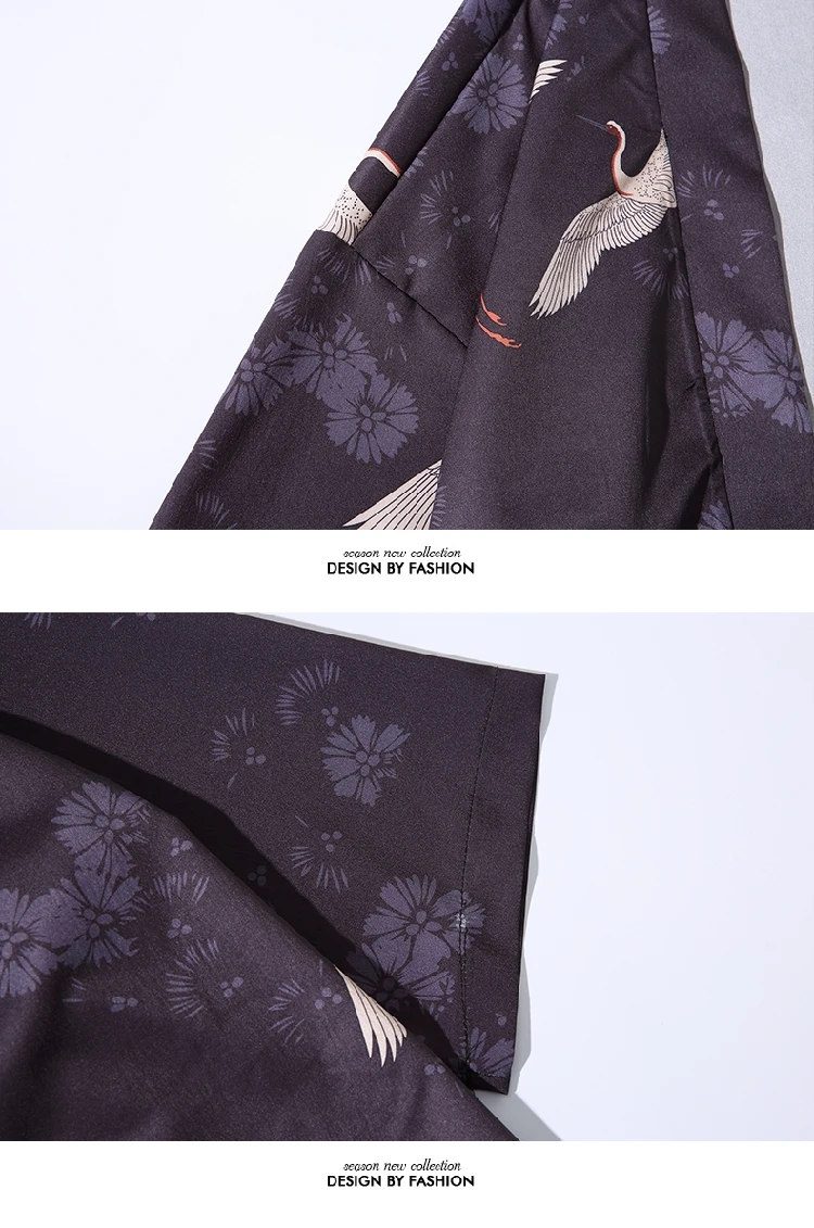 Sinicism Store 5XL мужская Повседневная рубашка, 3D принт, японский стиль, кимоно, мужские открытые рубашки, пальто, халат, мужская рубашка Harajuku