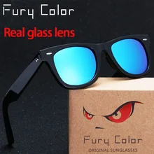 Солнцезащитные очки со стеклянными линзами в стиле ретро, женские и мужские солнцезащитные очки из ацетата, роскошные брендовые дизайнерские очки, солнцезащитные очки для вождения, женские квадратные очки